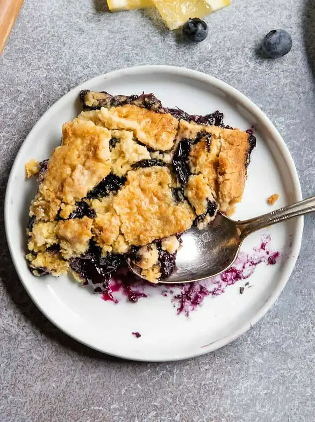 Blueberry Lemon Dump Cake