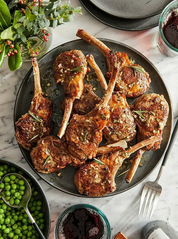 Garlic Rosemary Lamb Chops