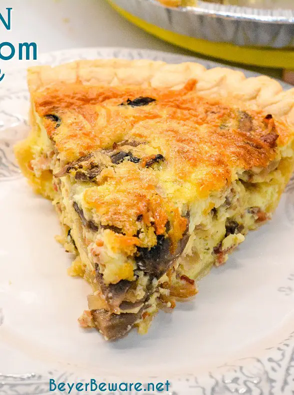 Bacon and Mushroom Quiche