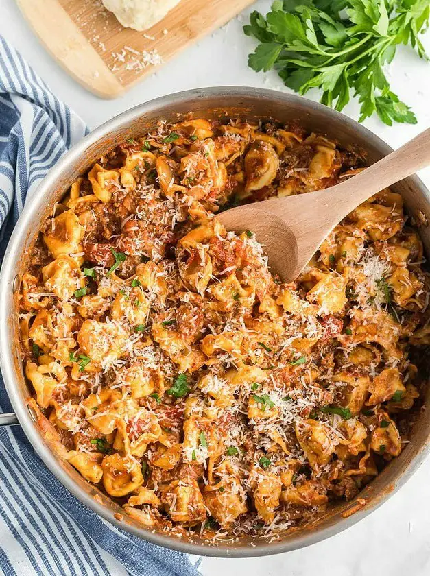 Meaty Tortellini Skillet