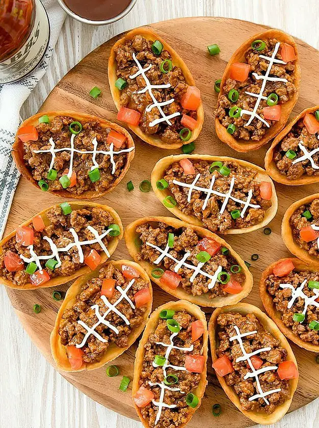 BBQ Taco Football Boats