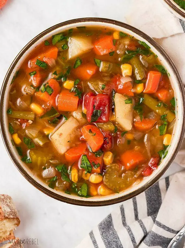 Instant Pot Vegetable Soup