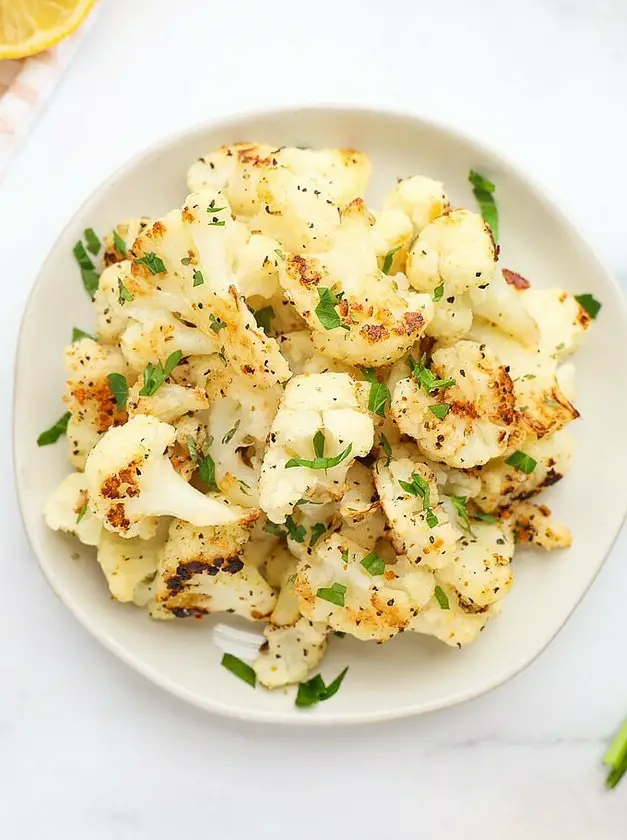 Oven Roasted Frozen Cauliflower