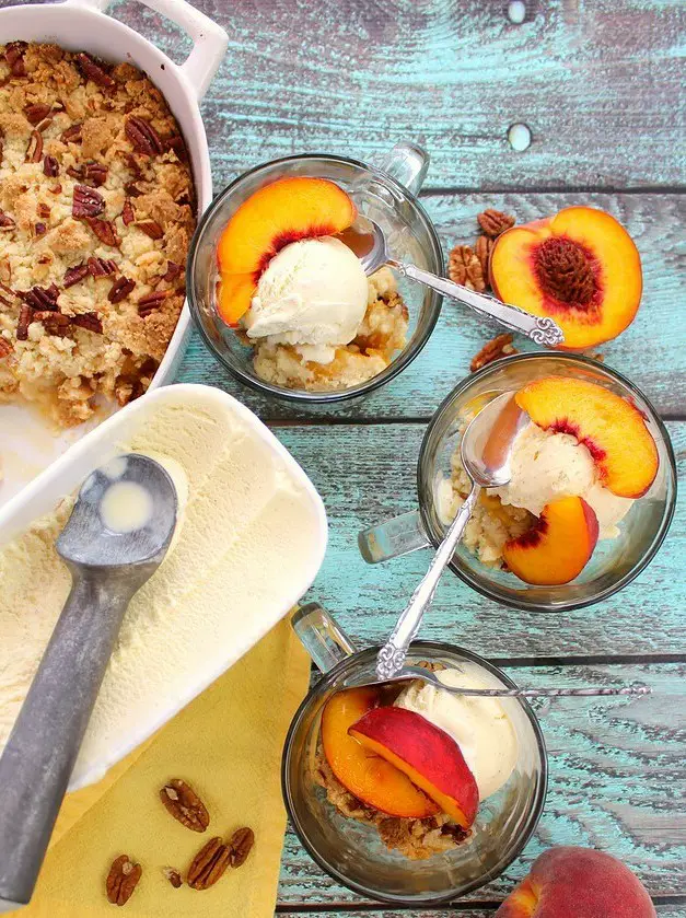 Cake Mix Peach Cobbler