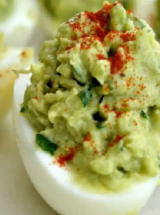 Deviled Avocado Eggs