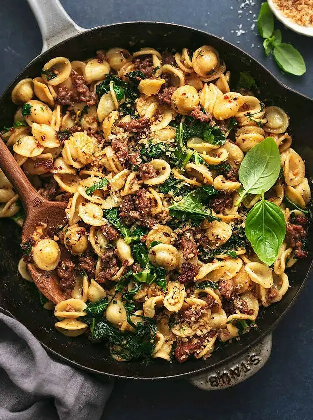 Orecchiette Pasta with Sausage