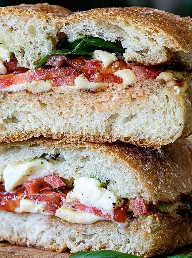 Melted Caprese Sandwich