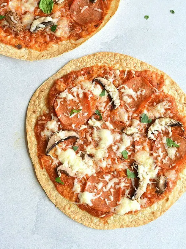 Healthy Tortilla Pizza