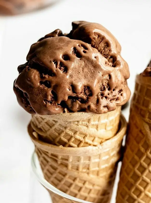 Homemade Chocolate Ice Cream