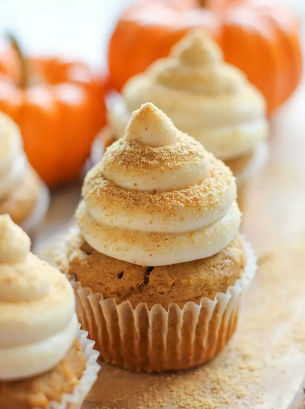 Pumpkin Cheesecake Cupcakes