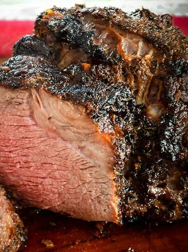 Air Fryer Roast Beef with Herb Crust