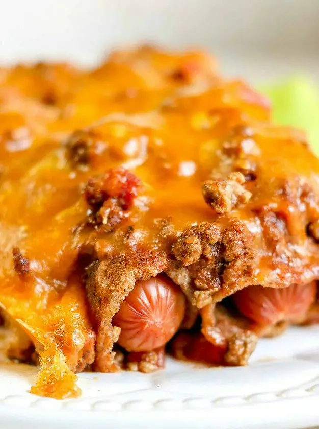 Keto Chili Dog Casserole