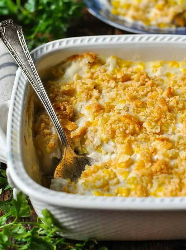 Amish Chicken and Corn Casserole