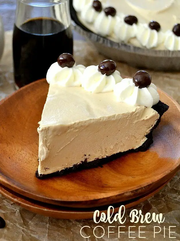 Easy Cold Brew Coffee Pie