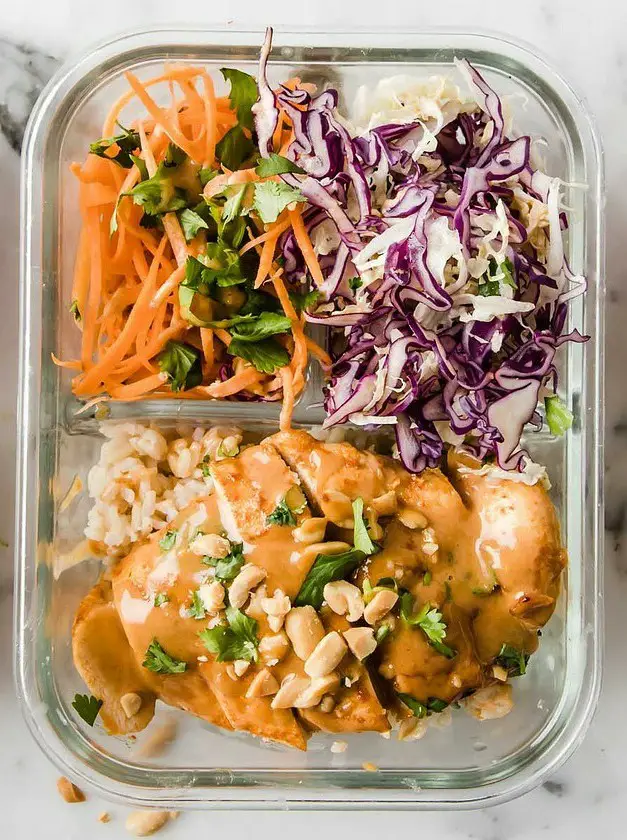 Thai Chicken Meal Prep Bowls