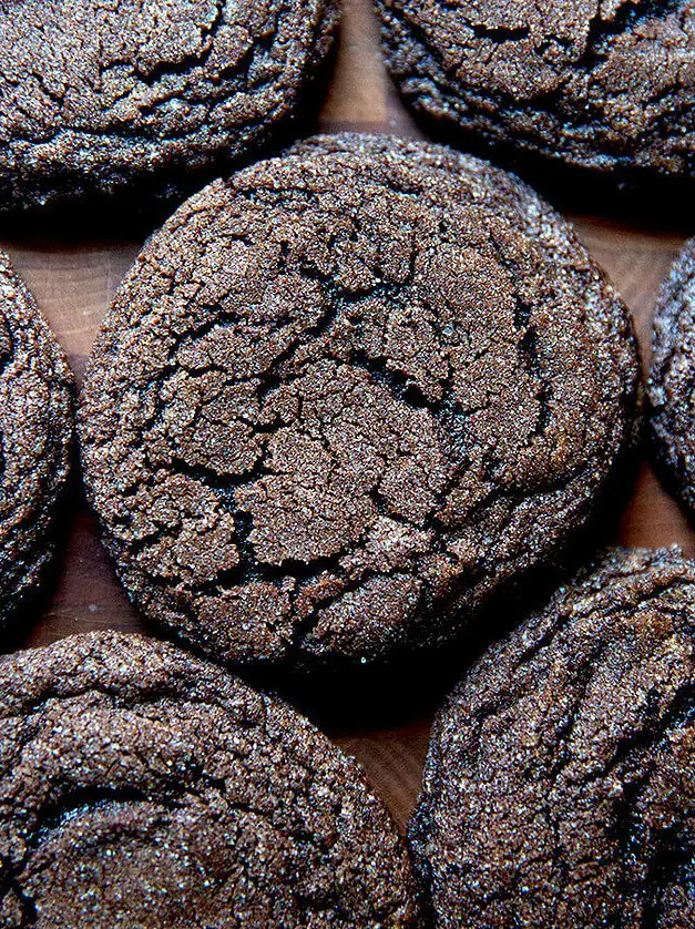 Chewy Chocolate Sugar Cookies