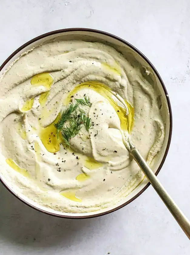 Easy Lemon Dill Hummus