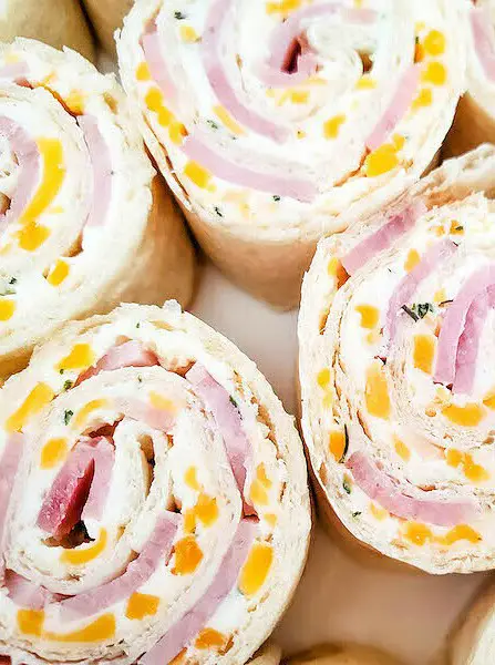 Ham and Cream Cheese Pinwheels