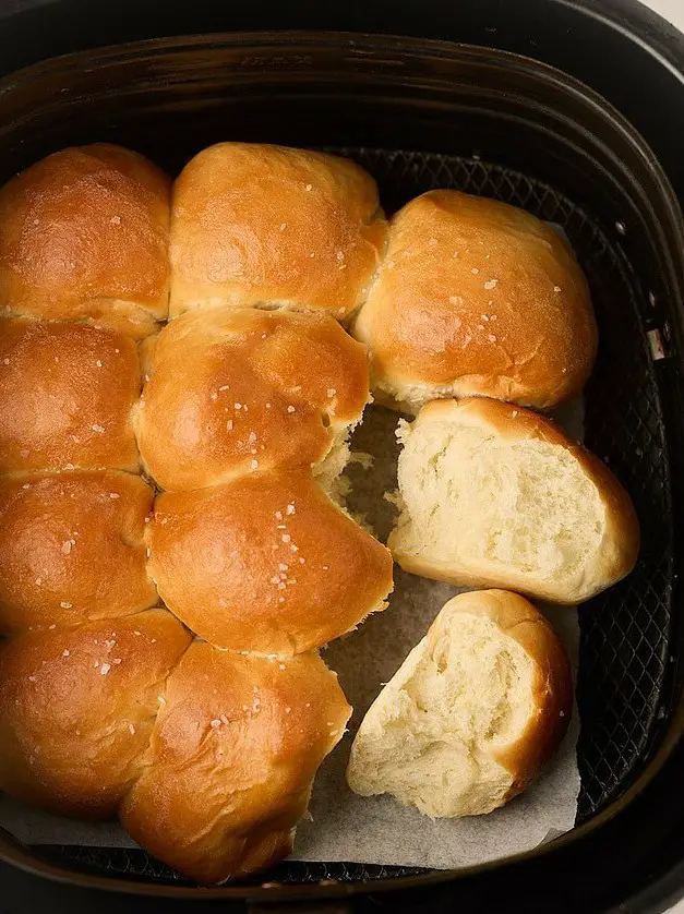 Soft Air Fryer Dinner Rolls