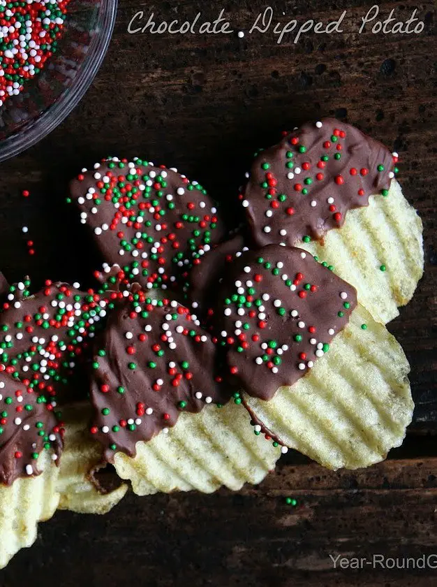 Chocolate Dipped Potato Chips