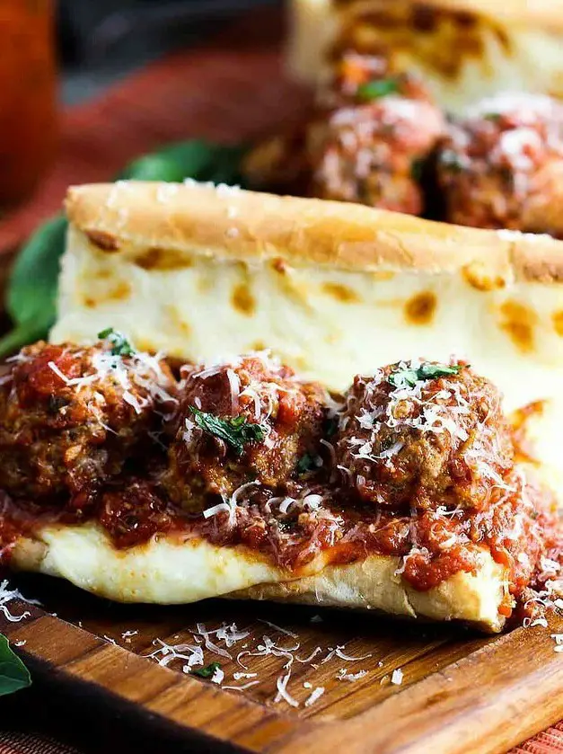 Homemade Meatball Sub Sandwich