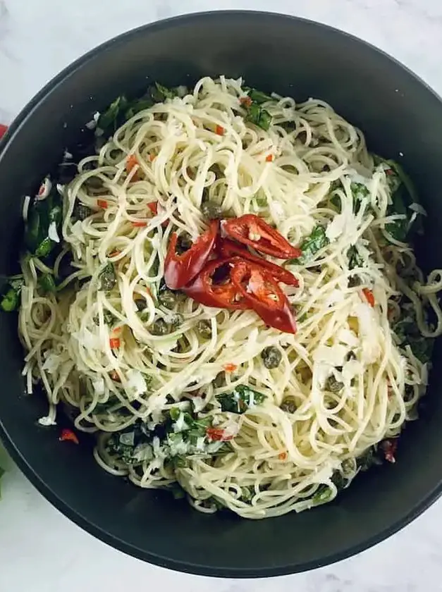 Lemon Capellini Salad