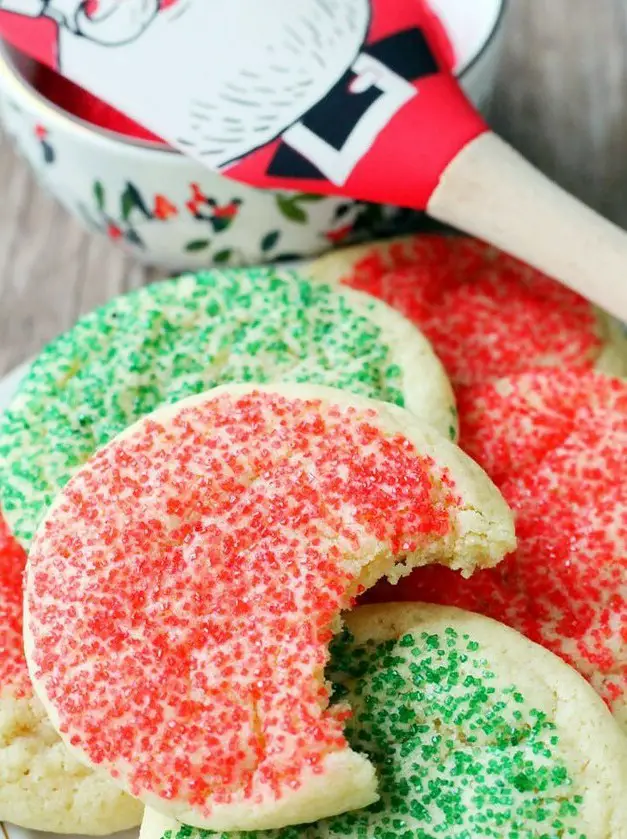 Santa Sugar Cookies