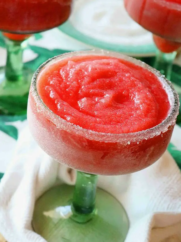 Frozen Strawberry Margaritas